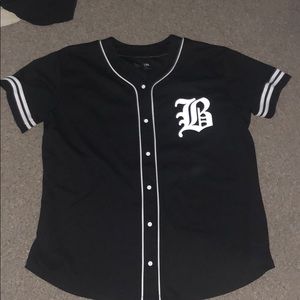 XXL Black jersey type shirt